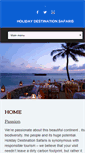 Mobile Screenshot of holidaydestinationsafaris.com